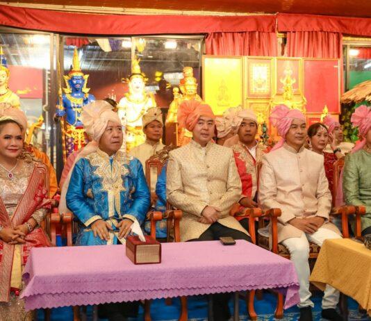 Chonburi Governor and Pattaya Mayor Join Ganesh Chaturthi Fire Aarti at Mahakali Temple in Pattaya