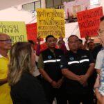Pattaya Beach Vendors Protest for More Parking Options as They Say New Traffic Rules Hurt Income 1790165752319