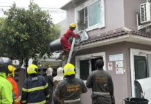 Cannabis Grow House Fire in Pattaya Leaves Responders Smiling After Inhaling Smoke