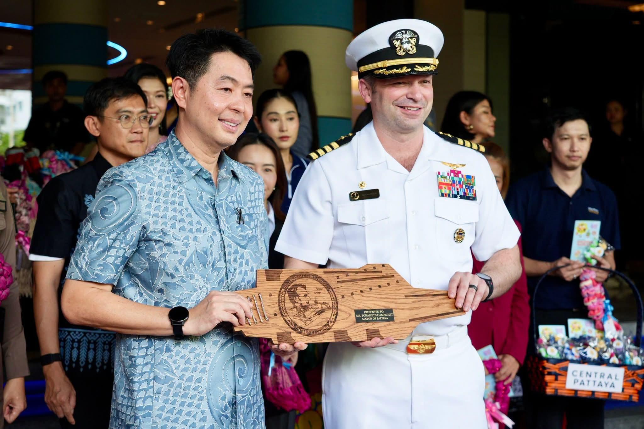 Pattaya Welcomes USS Abraham Lincoln Crew After Long Deployment FB_IMG_1788364036476