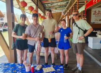 US Sailors Visit Floating Market and See More of Pattaya Than Just Nightlife