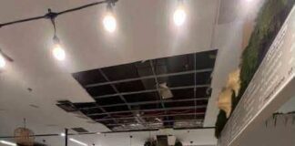 Section of Ceiling in Thai Parliament Cafeteria Collapses, Causing Concerns but No Injuries