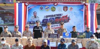 Huge Mekong Border Drug Bust as Nearly 2.8 Million Meth Pills and 30 kg of Crystal Meth Seized in Bueng Kan