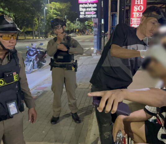 British Tourist Injured in Attempted Robbery in Jomtien, Third Mugging of Foreign Tourist This Week Locally