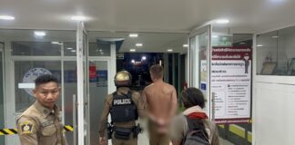 Foreign Man Arrested in Pattaya After Assaulting Thai Teen Who Tried to Help Him