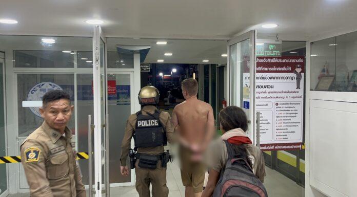 Foreign Man Arrested in Pattaya After Assaulting Thai Teen Who Tried to Help Him