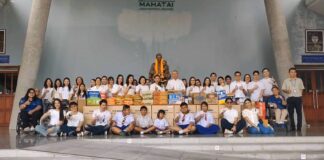 PTT ayuda a personas con discapacidad en Pattaya en la Fundación Redentorista con sillas de ruedas y apoyo.