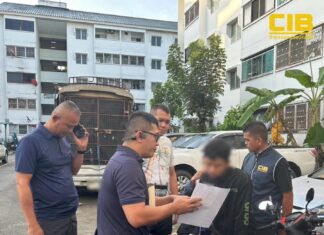 Thailands CIB griper tre personer för försäljning av tigerskinn på sidan "Lucky Eastern Tiger".