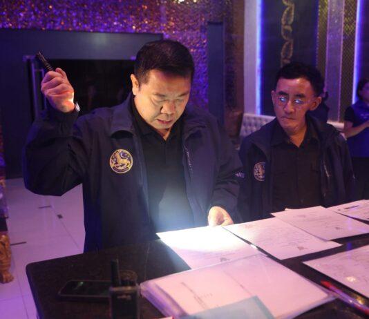 Deputy Interior Minister Leads Midnight Raid on Four Unlicensed KTVs in Rayong, Finds Evidence of Alleged Prostitution, Drugs, Lack of Work Permits, Possible Nominee Structures